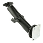 RAM Mount Double Ball Drill-Down Mount w/Diamond Plate &amp; Backer Plate
