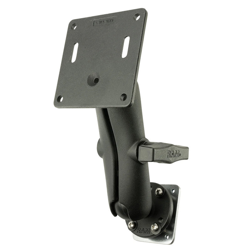 RAM Mount Universal Backing Plate Mount w/75x75mm VESA Plate
