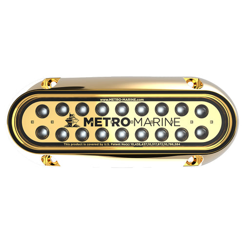 Metro Marine High-Output Elongated Underwater Light w/Intelligent Monochromatic LED's - Green, 45&deg; Beam