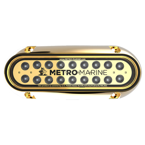 Metro Marine High-Output Elongated Underwater Light w/Intelligent Monochromatic LED's - Green, 90&deg; Beam