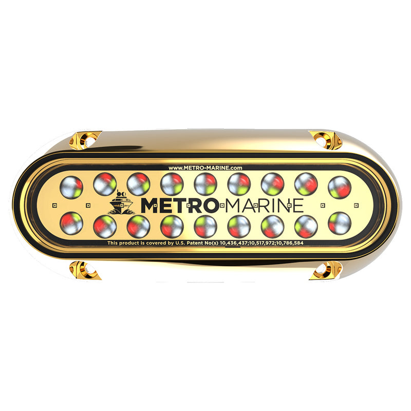 Metro Marine High-Output Elongated Underwater Light w/Intelligent Full Spectrum LED's - RGBW, 45&deg; Beam