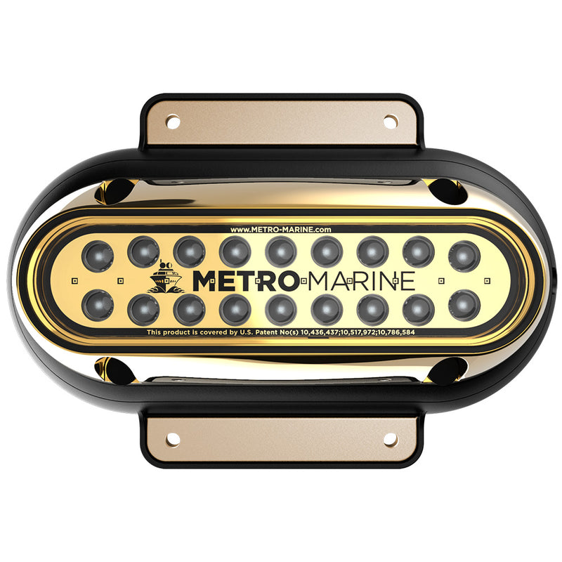 Metro Marine High-Output Elongated Surface Mount Light w/Intelligent Monochromatic LED's - Blue, 45&deg; Beam