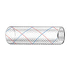 Trident Marine 5/8" x 50' Clear Reinforced PVC Hose Tubing Red &amp; Blue Tracer