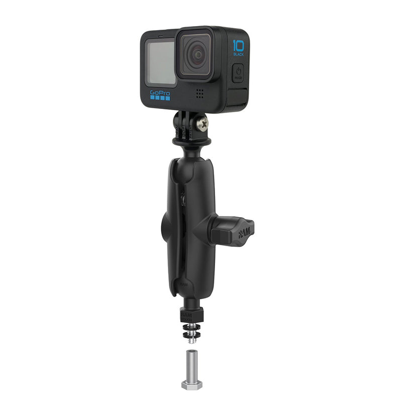 RAM Mount RAM&reg; Tough-Ball&trade; f/Bronco Hood Tie-Down w/Action Camera Adapter