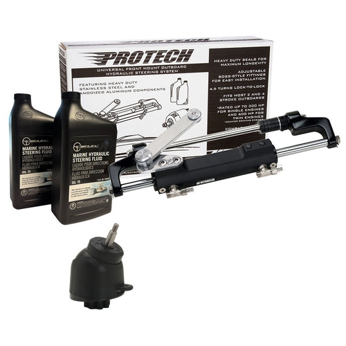 Uflex PROTECH 2.1 Front Mount Tilt OB Hydraulic System - Includes UP28T Helm Pump, Oil, UC128TS-2 Cylinder, &amp; X82 Tilt - No Hoses