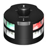 Lopolight Tri-Color Anchor Light w/Windex Mount - 1NM - Black Housing w/FB Base