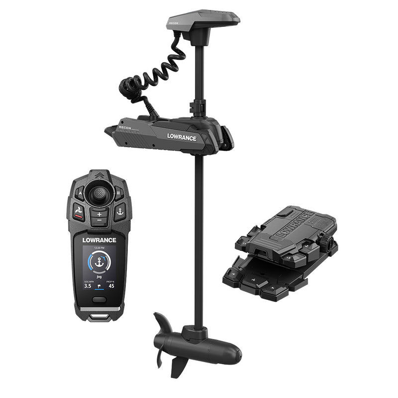 Lowrance Recon&trade; FW 72" Trolling Motor - Includes Freesteer Joystick Remote, Wireless Foot Pedal &amp; HDI Nosecone