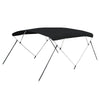 Carver 3 Bow 5481U Bimini Top with Boot - Black Acrylic