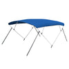 Carver 3 Bow 5481U Bimini Top with Boot - Pacific Blue Acrylic
