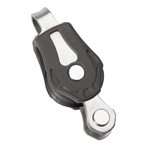 Barton Marine Size 0 20mm Plain Bearing Pulley Block Single Fixed Eye &amp; Becket