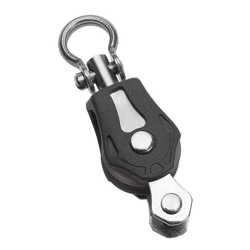 Barton Marine Size 0 20mm Plain Bearing Pulley Block Single Swivel &amp; Becket