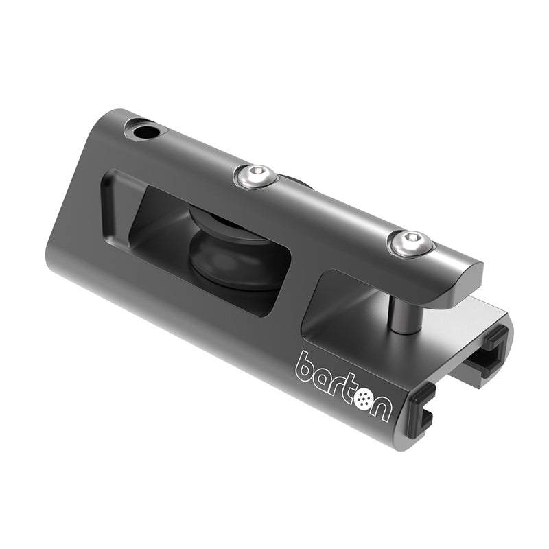 Barton 32mm End Stop &amp; Becket Genoa Car Track - Black