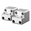PTM Watersports Board Rack Mount - 4 Bolt - Silver - Pair
