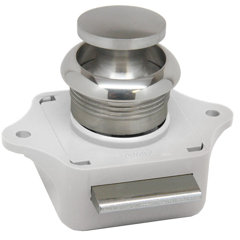 Sea-Dog Push Button Rim Latch - Stainless Steel/Plastic Housing