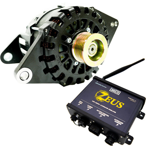 ARCO Zeus 24V 4kW Low Turn On (LTO) J180 4" Alternator w/Isolated Ground &amp; Zeus High-Energy Alternator Regulator