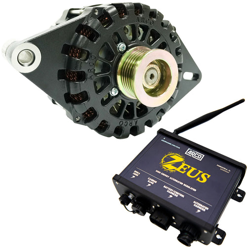 ARCO Zeus 24V 7kW 1"-2" Single Foot Alternator w/Isolated Ground &amp; Zeus High-Energy Alternator Regulator