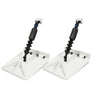 Smart Tabs SX Trim Tabs by Lectrotab 9.5&rdquo; x 10&rdquo; f/18'-20&rsquo; Boat w/150 - 240HP - White