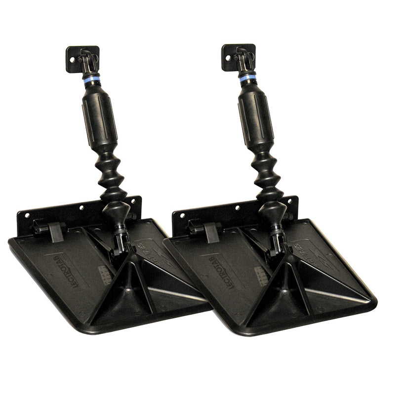 Smart Tab SX Composite Trim Tabs by Lectrotab 9.5&rdquo; x 10&rdquo; f/15'-18&lsquo; Boat w/60 - 135HP - Black