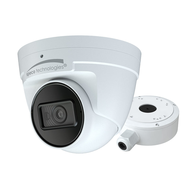 Speco 4MP H.265 IP Turret Camera w/IR &amp; WDR - 2.8mm Lens - White