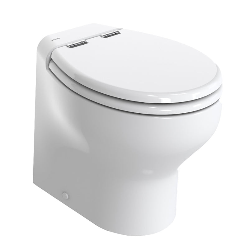 Thetford Silence Plus 2G w/.Wood Polyester Soft Close Seat &amp; Standard Solenoid - High, White - 24V