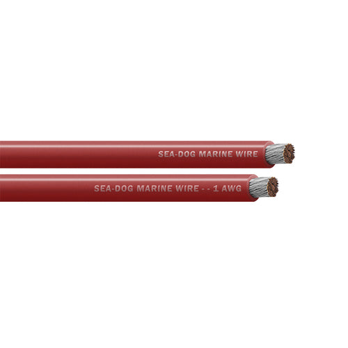Sea-Dog 1 AWG Red Battery Cable - 300'