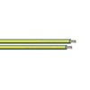 Sea-Dog 10 AWG Green/Yellow Stripe Primary Wire - 1000'