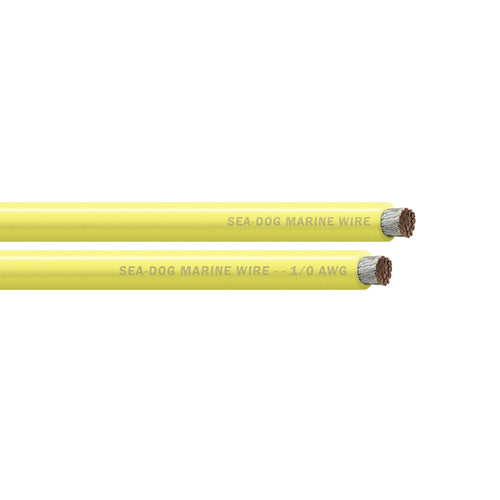 Sea-Dog 1/0 AWG Yellow Battery Cable - 50'