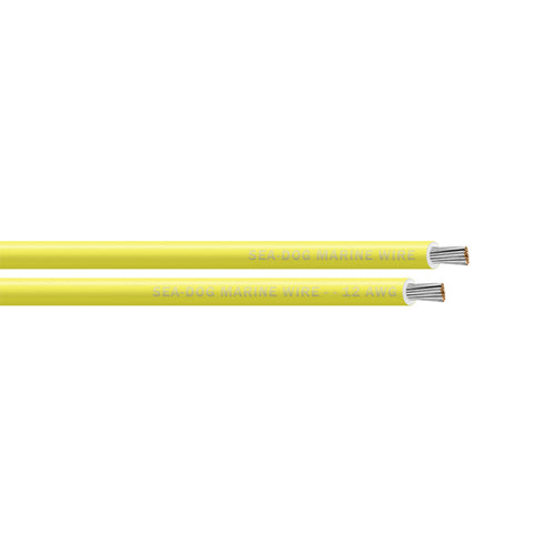 Sea-Dog 12 AWG Yellow Primary Wire - 25'