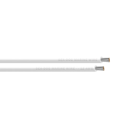 Sea-Dog 12 AWG White Primary Wire - 1000'