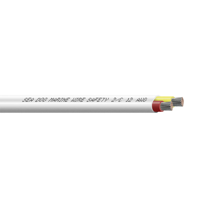 Sea-Dog 12/2 AWG Flat Duplex Safety Wire - Red/Yellow - 500'