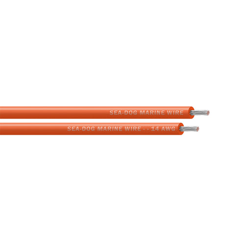 Sea-Dog 14 AWG Orange Primary Wire - 100'