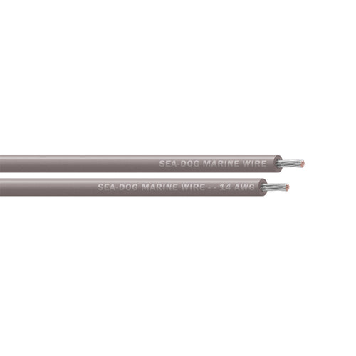 Sea-Dog 14 AWG Grey Primary Wire - 25'