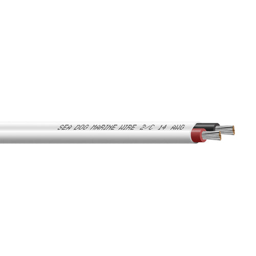 Sea-Dog 14/2 AWG Flat Duplex Wire - Red/Black - 500'