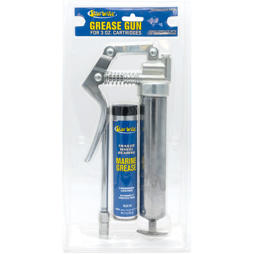 Star brite Pistol Grease Gun w/Marine-Grade Cartridge - 3 oz