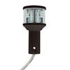 Seaview Round 24V LED Combo Masthead Light, White All Round Light Bar Top - C5 Certified - Black