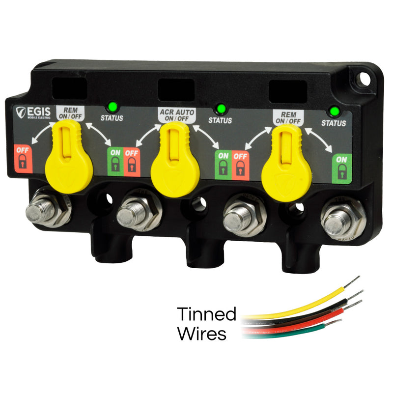 Egis XD Flex 1 Triple Relay/ACR/LVD w/Knob - Tinned Wires