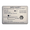 Safe-T-Alert 25 Series Surface Mount Dual Carbon Monoxide/Propane Alarm - 12V Hardwire - White