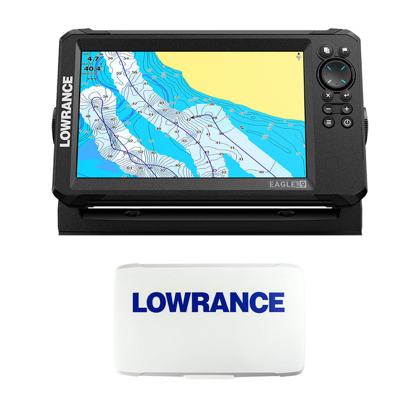 Lowrance Eagle Eye&trade; 9 Live w/T/M Transducer &amp; C-MAP&reg; Inland Charts &amp; Suncover