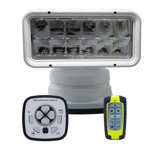 ACR RCL-200 White Wireless LED Searchlight w/URP-103 Wired Point Pad &amp; URH-103 Wireless Handheld Remote