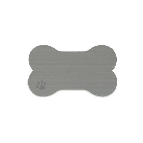 SeaDek Dog Bowl Mat - Storm Grey/Black - Small - 12" x 21"