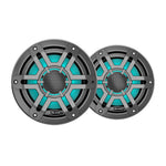 JL Audio M200 Marine Speakers 6.5" LED w/Grey Sport Grille