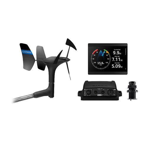 Garmin GMI 40 Wired Sail Pack - 52mm - GMI 40 Marine Instrument; gWind&trade; Wired &amp; DST820 Transducers