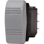 Blue Sea 8233 Water Resistant Contura III Switch - (ON)-OFF-ON - Grey
