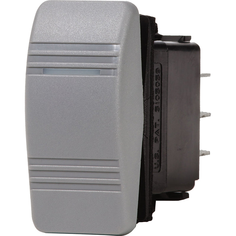 Blue Sea 8233 Water Resistant Contura III Switch - (ON)-OFF-ON - Grey