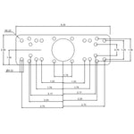RAM Mount Horizontal Single Arm Ball Mount - Gimbal Bracket