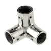 Whitecap ⅞" O.D. SS 3-Way Corner Fitting