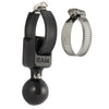 RAM Mount 1.5" Ball Base w/ Strap 0.5" - 2" Diameter