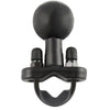 RAM Mount Zinc Coated U-Bolt Base w/1.5" Ball f/Rails 0.5" - 1"