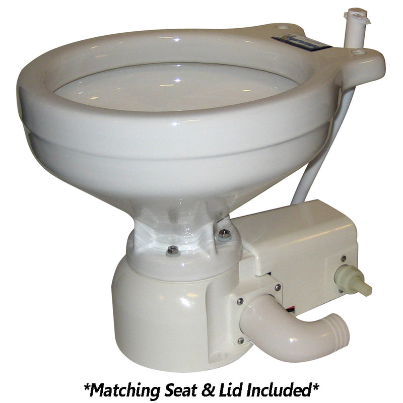 Raritan Sea Era QC Toilet - Household Style - Freshwater Solenoid - Straight &amp; 90&deg; Discharge - Smart Toilet Control - 12v