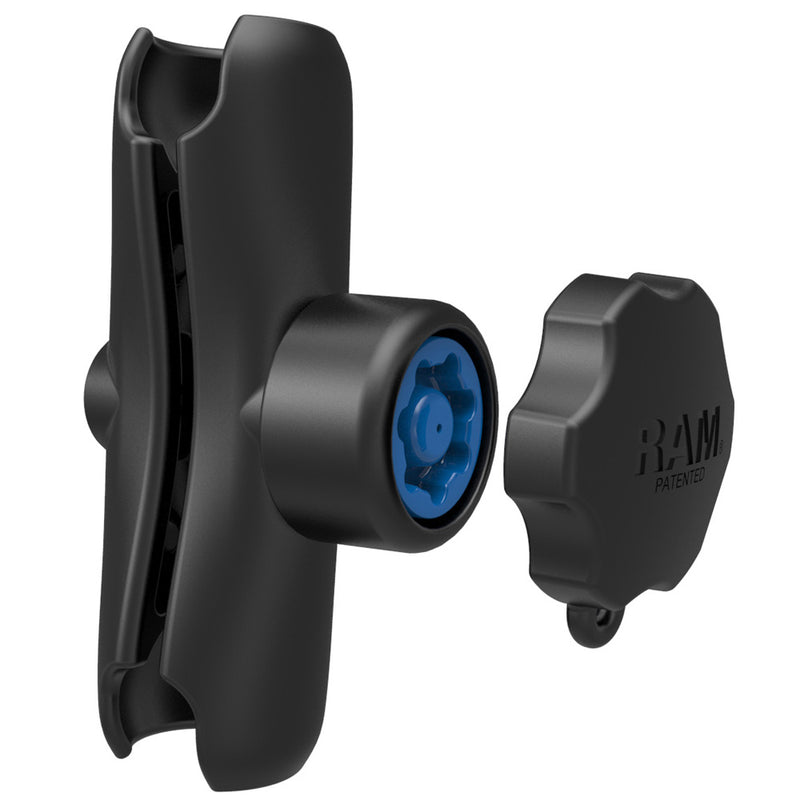 RAM Mount Double Socket Arm w/Pin-Lock Security Knob - 1.5"